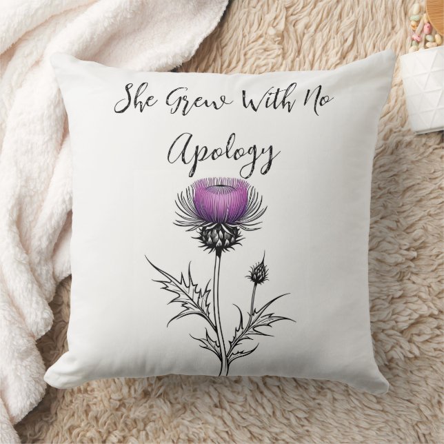 Coussin Elle A Grandi Sans Excuses (Couverture)