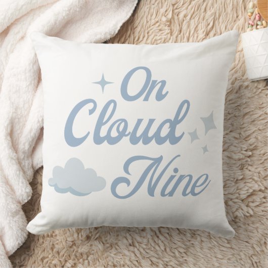 Coussin Elle est sur un nuage Décoration de l'enterrement (Couverture)