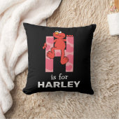 Coussin Elmo Alphabet | Coeurs H (Couverture)