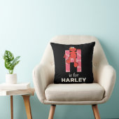 Coussin Elmo Alphabet | Coeurs H (Chaise)