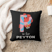 Coussin Elmo Alphabet | Crayon P (Couverture)