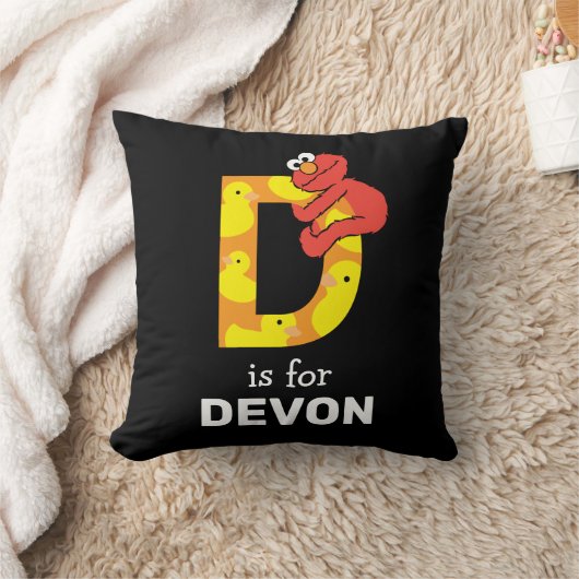 Coussin Elmo Alphabet | D Canard (Couverture)