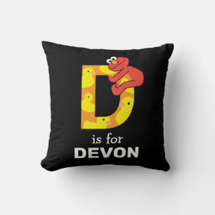 Coussin Elmo Alphabet   D Canard