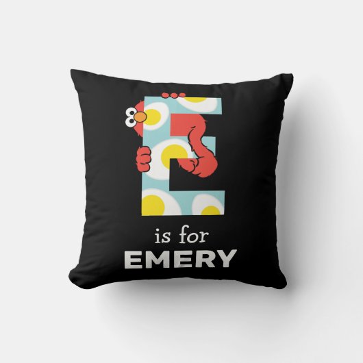 Coussin Elmo Alphabet | E OE (Recto)