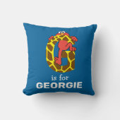 Coussin Elmo Alphabet | G Giraffe (Recto)