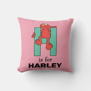 Coussin Elmo Alphabet   H Vert