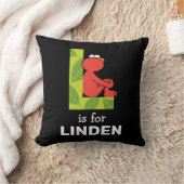 Coussin Elmo Alphabet | L feuille (Couverture)