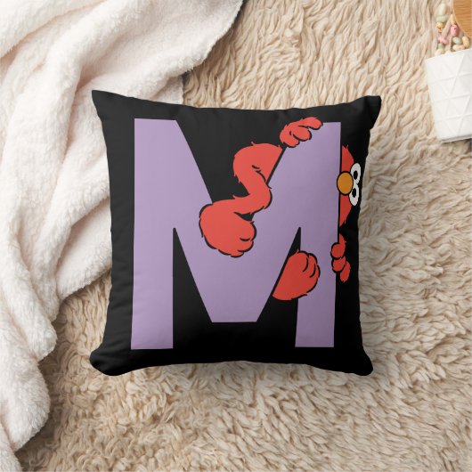 Coussin Elmo Alphabet | M Violet (Couverture)