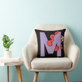 Coussin Elmo Alphabet | M Violet (Chaise)