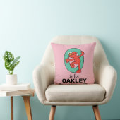 Coussin Elmo Alphabet | O TURQUOISE (Chaise)