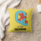 Coussin Elmo Alphabet | Q Bleu (Couverture)
