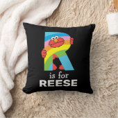 Coussin Elmo Alphabet | R arc-en-ciel (Couverture)