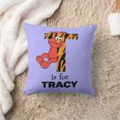 Coussin Elmo Alphabet | T Tigre (Couverture)