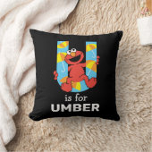 Coussin Elmo Alphabet | U Parapluie (Couverture)