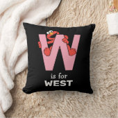 Coussin Elmo Alphabet | W rose (Couverture)