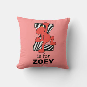 Coussin Elmo Alphabet   Z Zebra