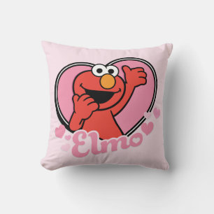 Coussin Elmo dans la Saint-Valentin cœur
