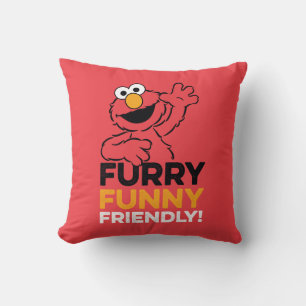 Coussin Elmo   Furry Amical