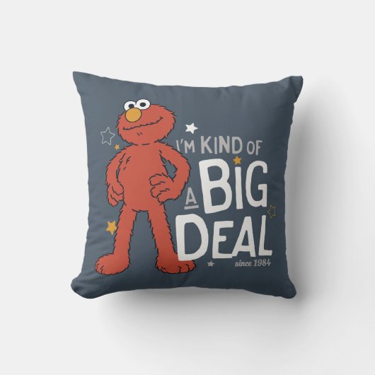 Coussin Elmo | Je suis une sorte de Big Deal (Recto)