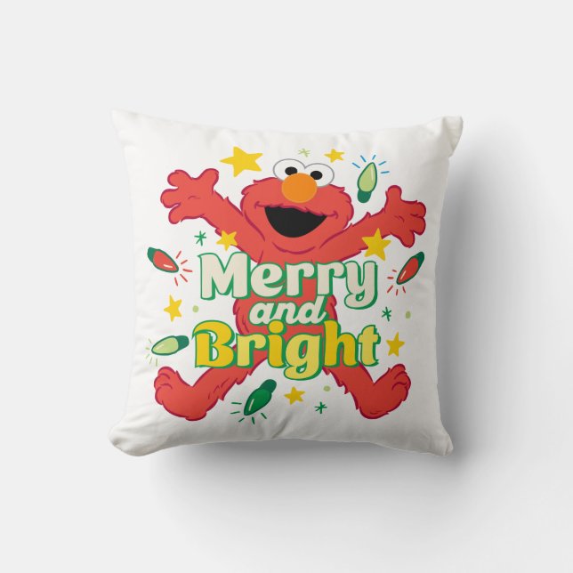 Coussin Elmo | Joyeux et lumineux (Recto)