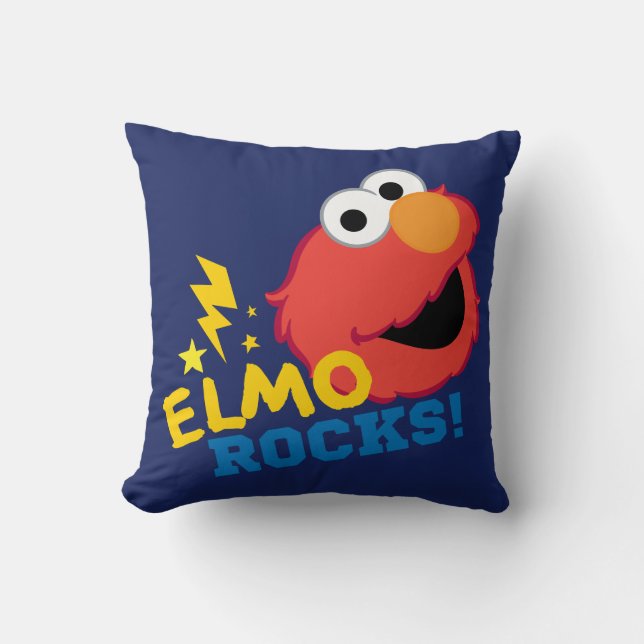 Coussin Elmo Rocks (Recto)