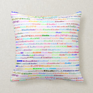 Coussin Elodie Texte Design II Pilote