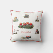 Coussin Elsa Beskow Enfants de la forêt (Recto)