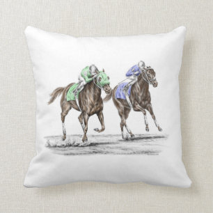 Coussin Emballage de chevaux de pur sang