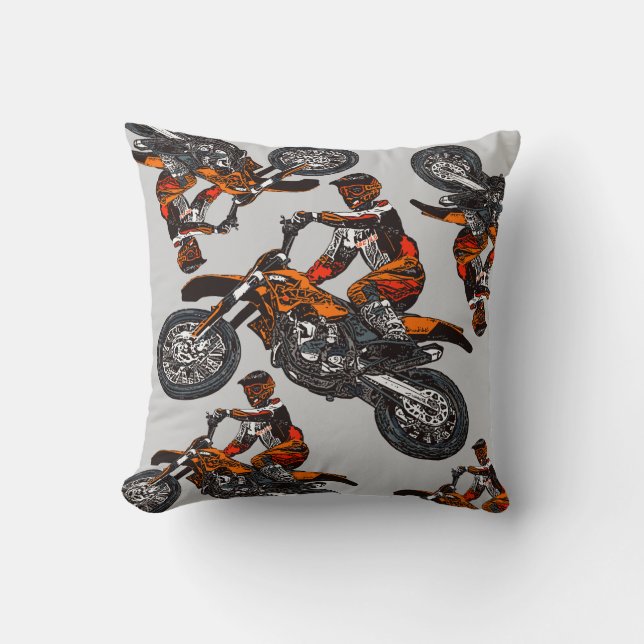 Coussin Emballage de moto (Recto)