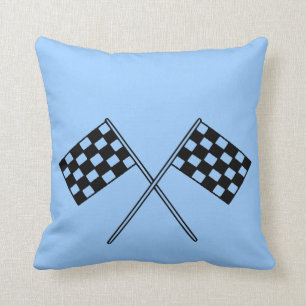 Coussin Emballage des drapeaux Checkered
