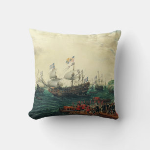 Coussin Embarquement à Margate de l'Électeur palatin