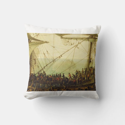Coussin Embarquement de l'Électeur palatin (Recto)
