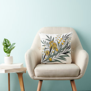 Coussin Emblème des fleurs autochtones australiennes de Go