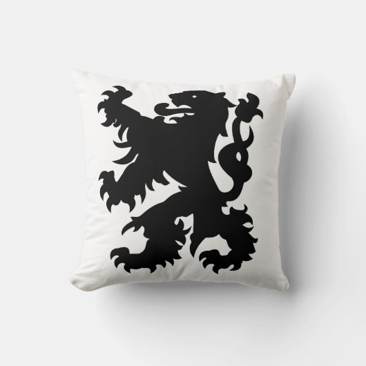 Coussin Emblème du Lion flamand (Recto)