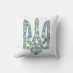 Coussin Emblème national de l'Ukraine