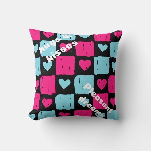 Coussin Embrasages et baisers (Recto)