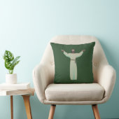 Coussin Embrassez Jésus - Jeter l'oreiller dans Hunter Gre (Chaise)