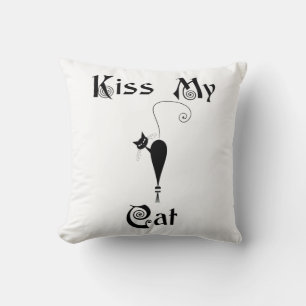 Coussin Embrassez mon chat