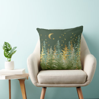 Coussin Emerald Forest Luxe Accent Pillow