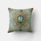 Coussin Emerald Pendentif & Gold (Verso)