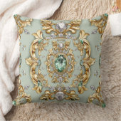 Coussin Emerald sur Gold Leaf (Couverture)