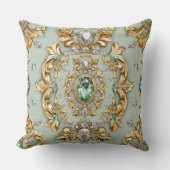 Coussin Emerald sur Gold Leaf (Recto)