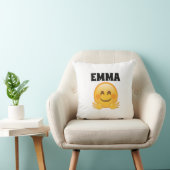 Coussin Emma- Personalized Emoji Throw Pillow (Chaise)