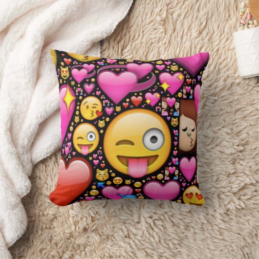Coussin émoji d'amour (Couverture)