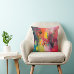 Coussin Emotions colorées Art Abstrait
