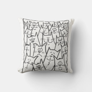 Coussin Émotions félines