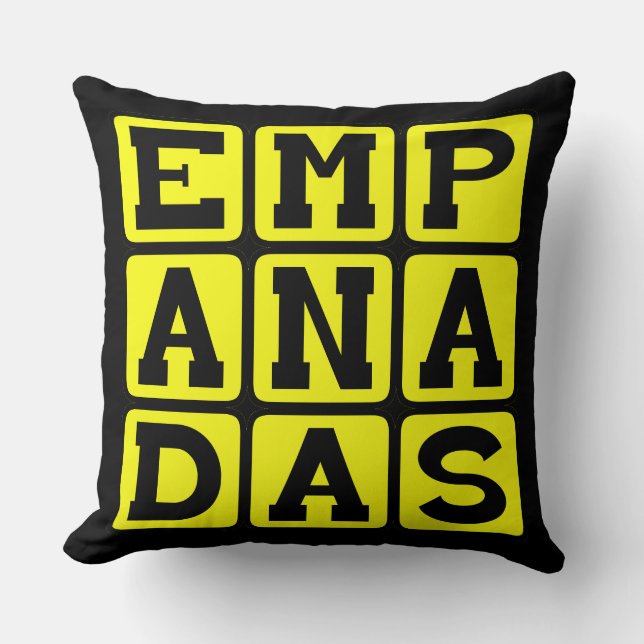 Coussin Empanadas, repas mexicain (Recto)