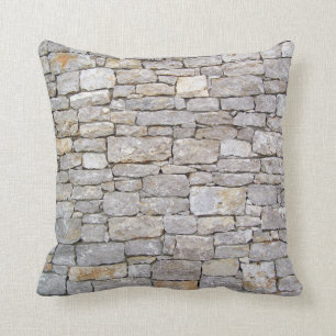 Coussin empilé de mur de roche