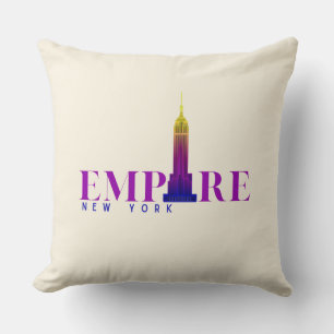 Coussin Empire State Building-New York-Vibrant