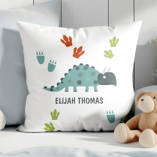 Coussin Empreinte de Dino Mignonne